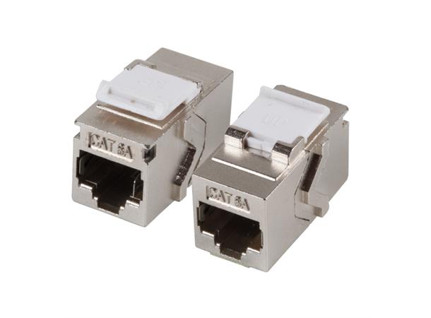 EFB RJ45 Keystone Snap-in Cat.6A STP 1:1 Keystone Metall 